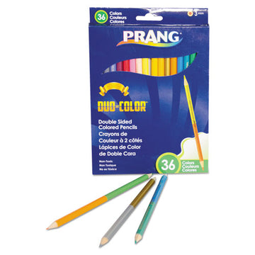 Prang® Duo-color Colored Pencil Sets, 3 Mm, 2b (#1), Assorted Lead-barrel Colors, 18-pack freeshipping - TVN Wholesale